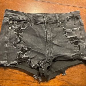 American Eagle Black Jean Shorts